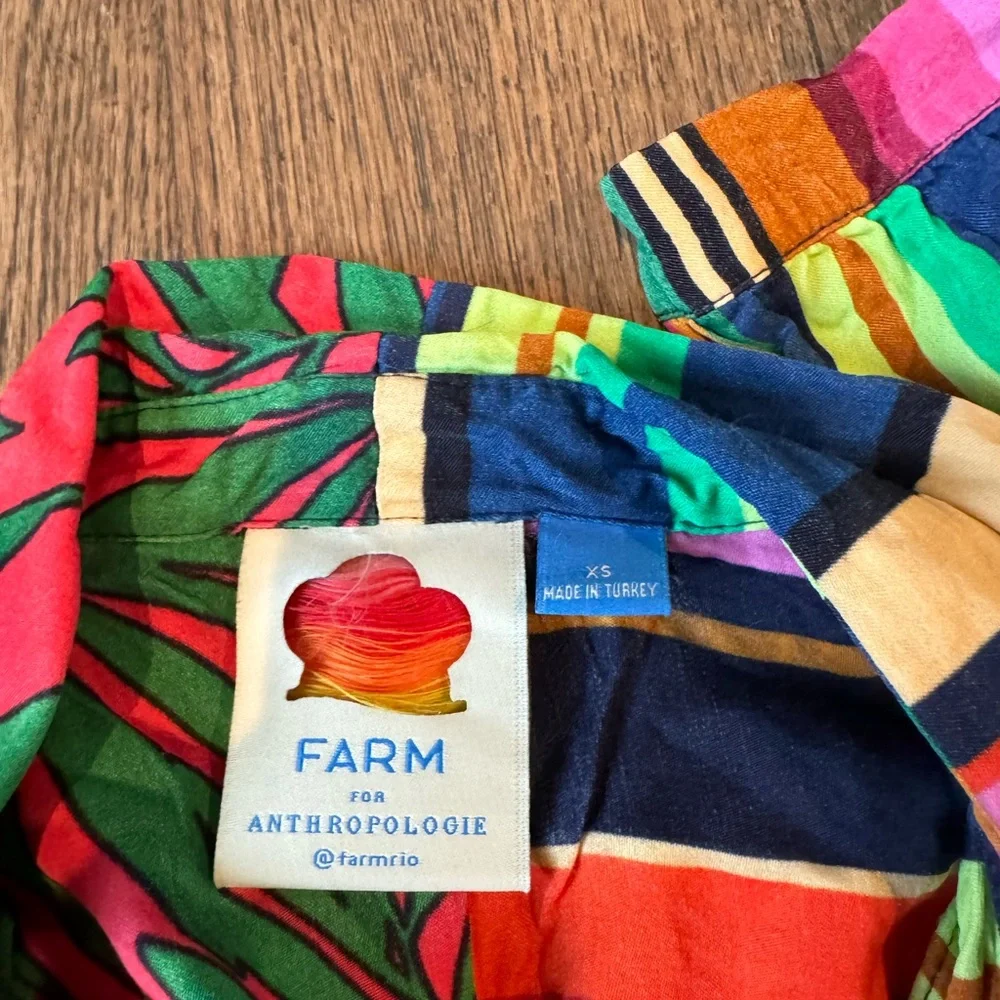 FARM RIO Printed Midi Length Dress XS - Picture 5 of 5